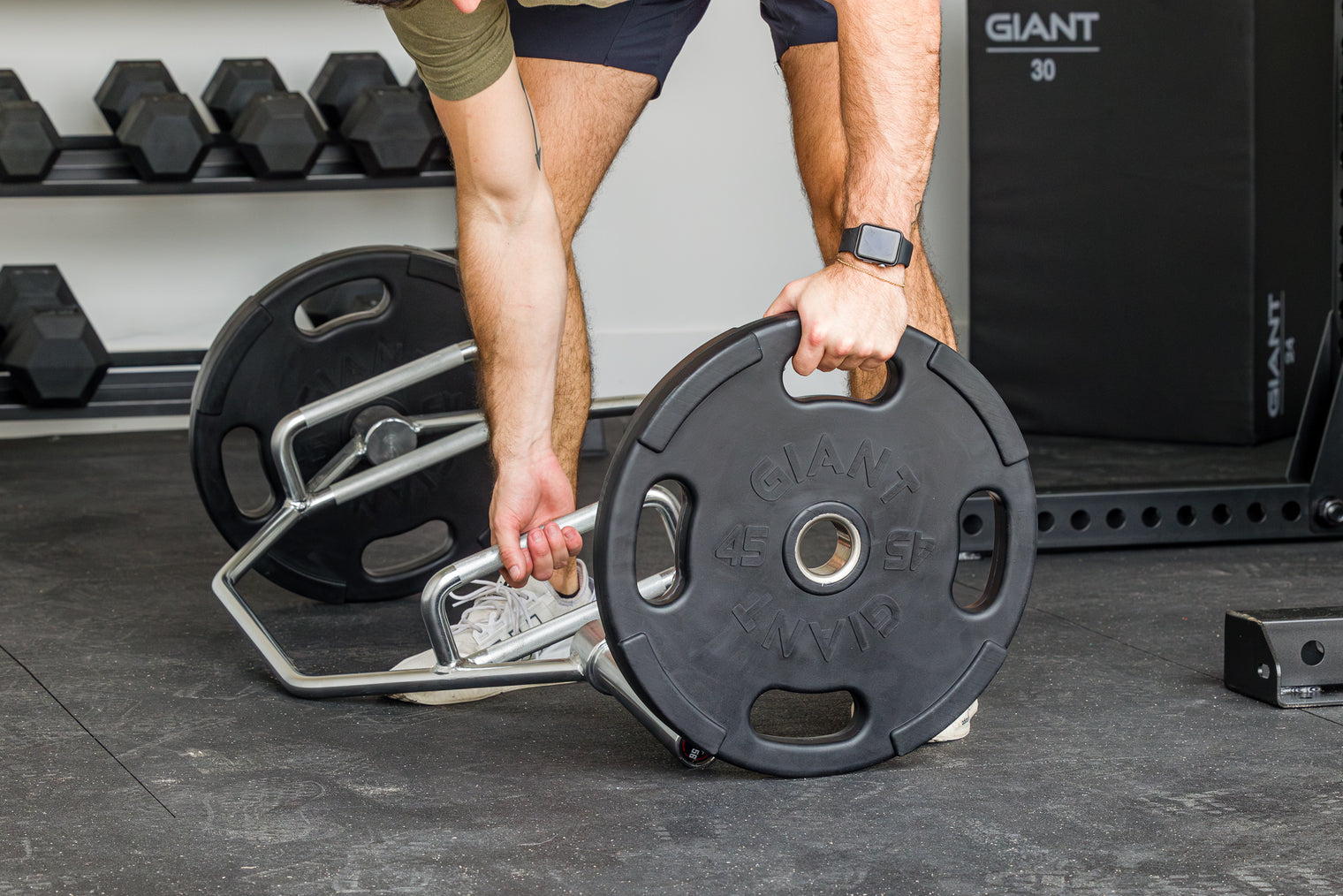 Rubber Grip Olympic Plates