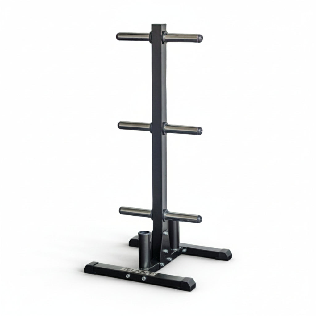 GIANT Bumper Plate Tree w/ Bar Storage – Giant Lifting