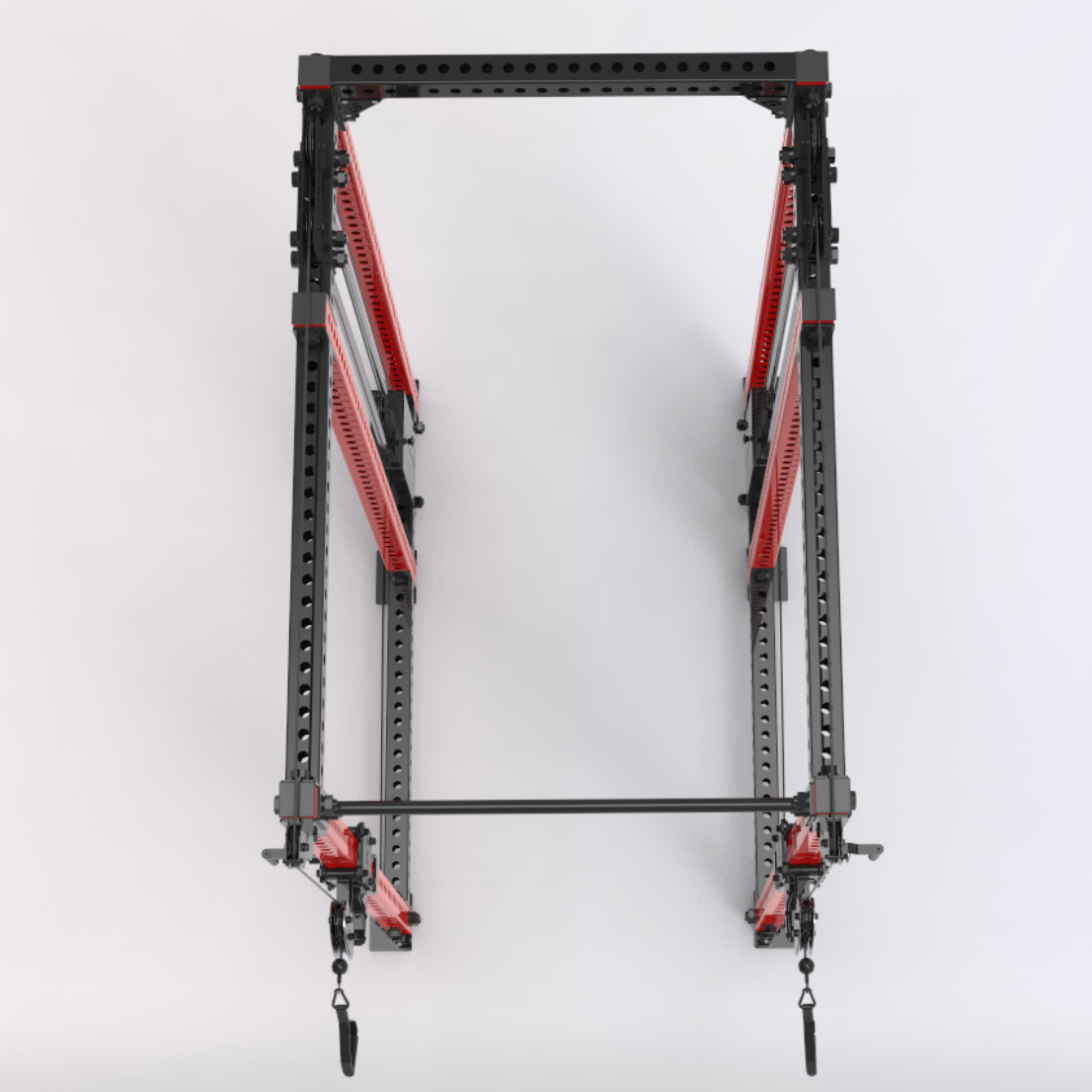 BD3X AXIS 6 Post Functional Trainer Half Rack 94.5"