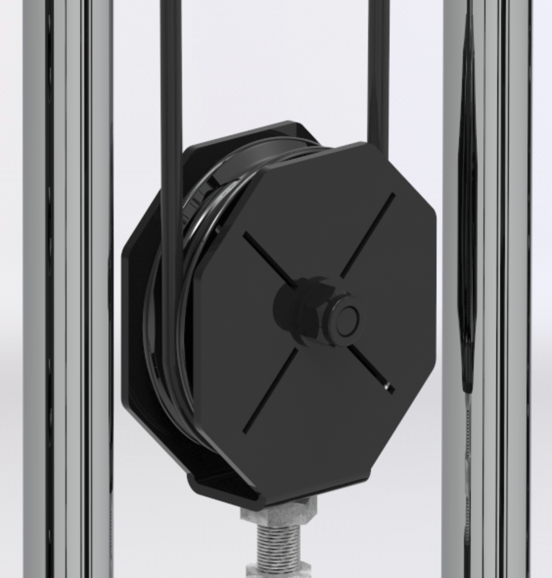 BD3X AXIS 4 Post Functional Trainer Half Rack 82.5"