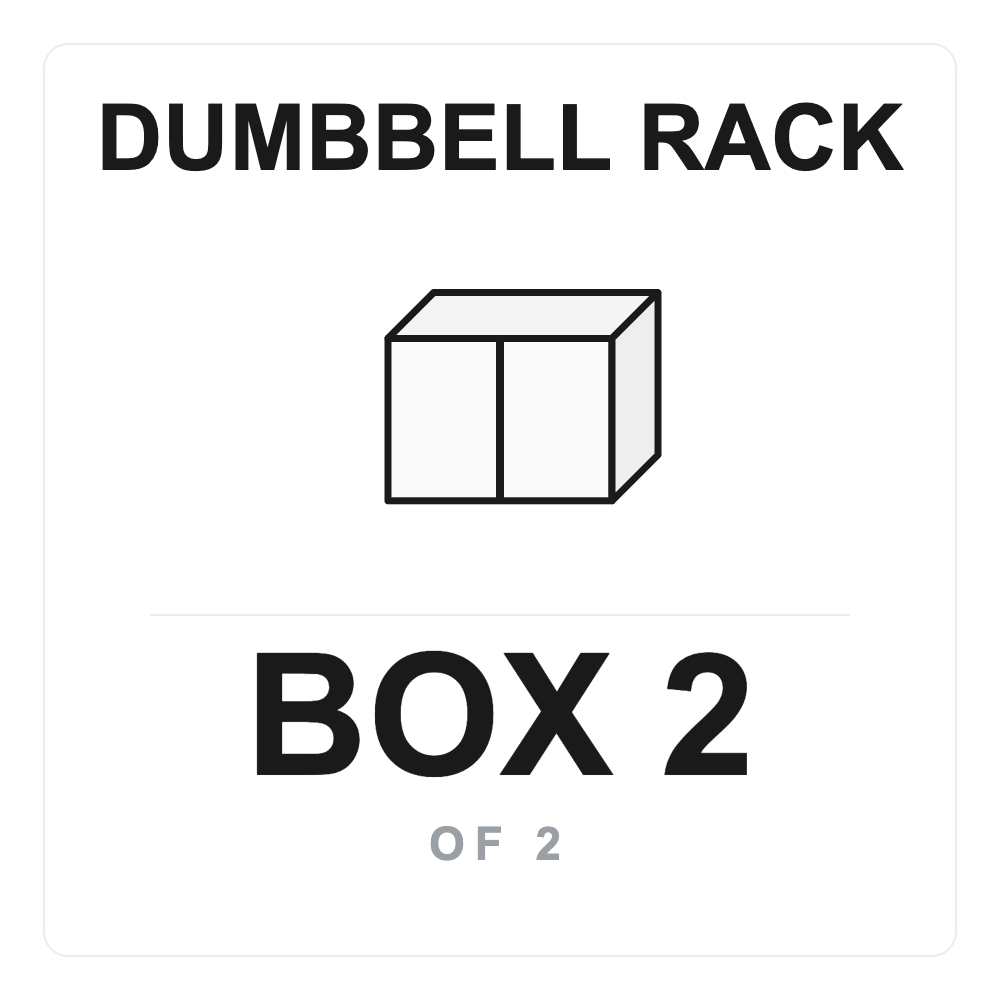 Dumbbell Rack Box 2 label