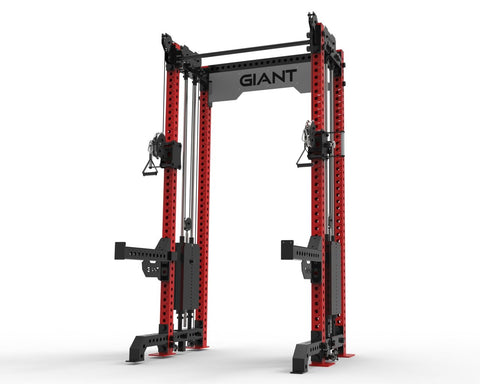 GIANT BD3X Axis 4-Post - Half Rack Functional Trainer Bundle (Tall)