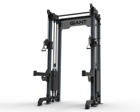 GIANT BD3X Axis 4-Post - Half Rack Functional Trainer Bundle (Tall)