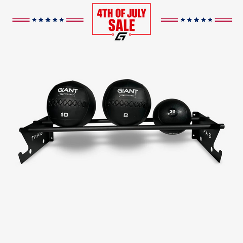 GIANT Wall-Mounted Medicine Ball Storage Rack (Final Sale)