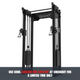 GIANT BD3X Axis 4-Post - Half Rack Functional Trainer Bundle (Tall)
