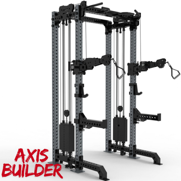 BD3X AXIS Functional Trainer Half Rack - 4 Post
