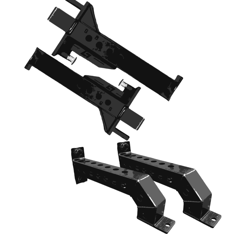 GIANT AXIS Spotter Arms + Front Feet (With Rack)