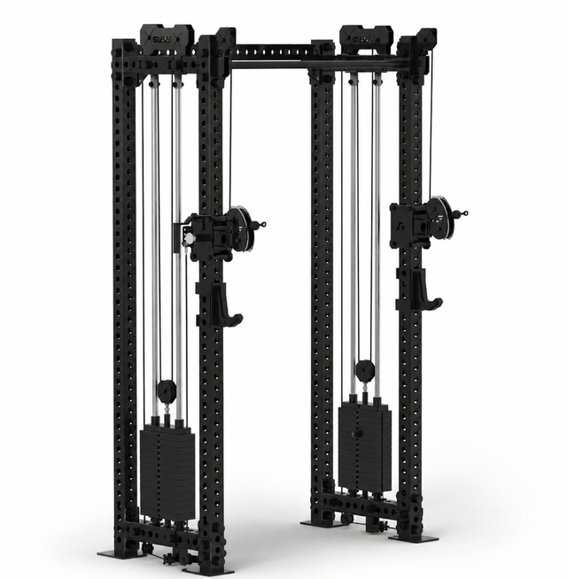 BD3X AXIS 4 Post Functional Trainer Half Rack 94.5"
