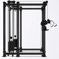 BD3X AXIS 6 Post Functional Trainer Half Rack 94.5"