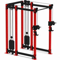 BD3X AXIS 6 Post Functional Trainer Half Rack 94.5"