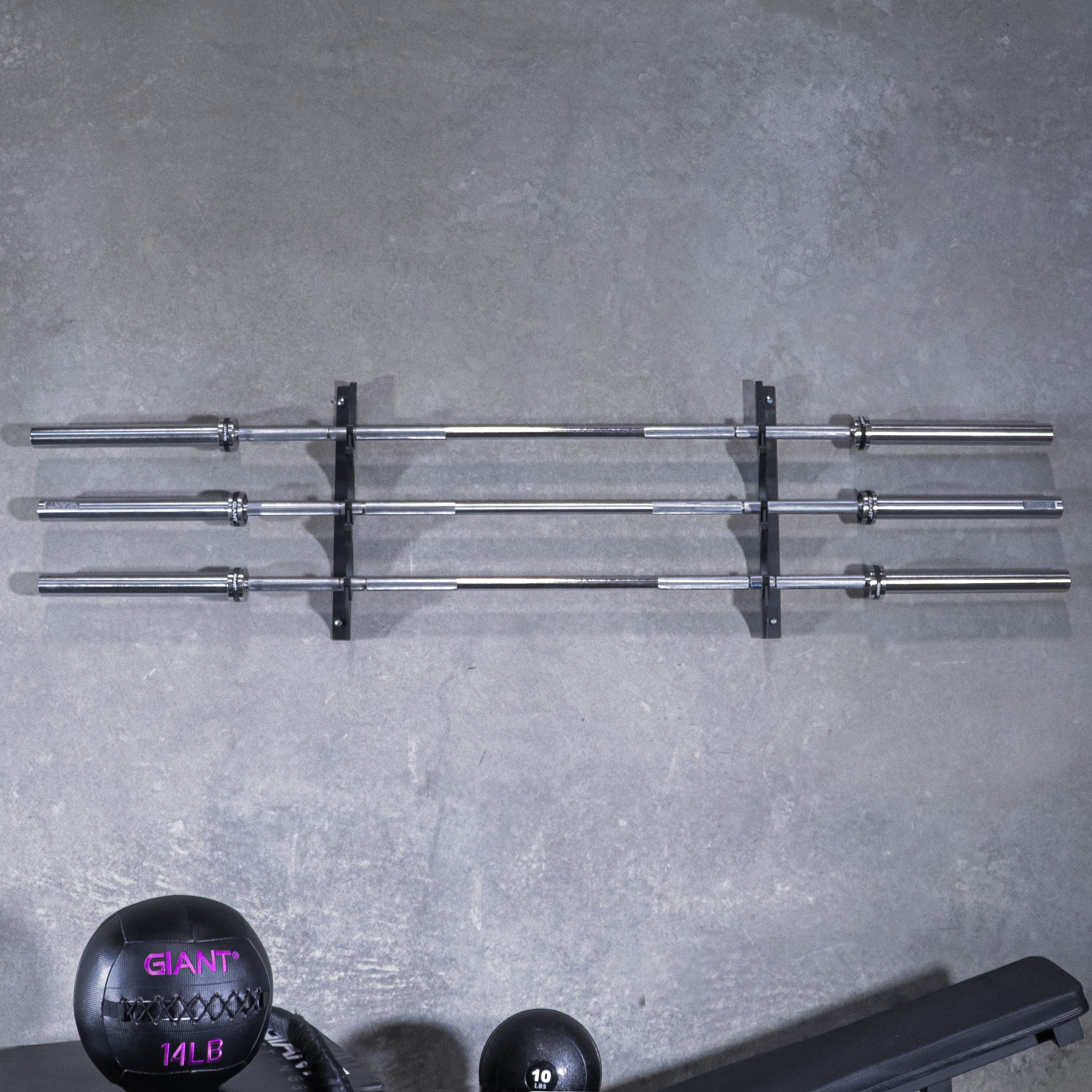 Gun rack barbell discount storage