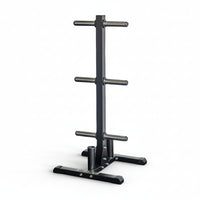 GIANT Bumper Plate Tree w/ Bar Storage