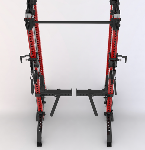 GIANT BD3X Axis 4-Post - Half Rack Functional Trainer Bundle (Tall)