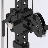 BD3X AXIS 4 Post Functional Trainer Half Rack 82.5"