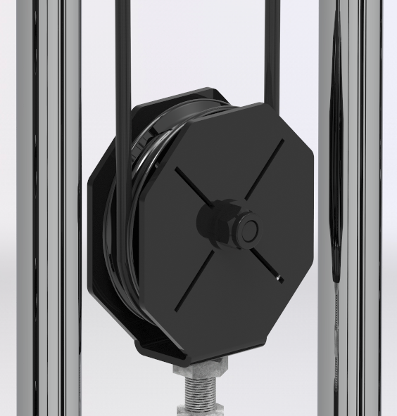 BD3X AXIS 6 Post Functional Trainer Half Rack 82.5"