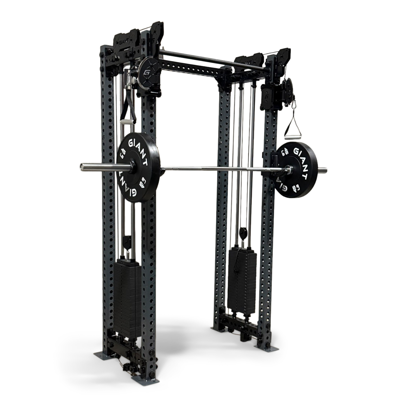 BD3X AXIS 4 Post Functional Trainer Half Rack 82.5"