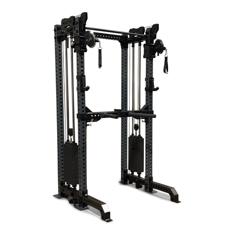 GIANT BD3X Axis 4-Post - Half Rack Functional Trainer Bundle (Short)