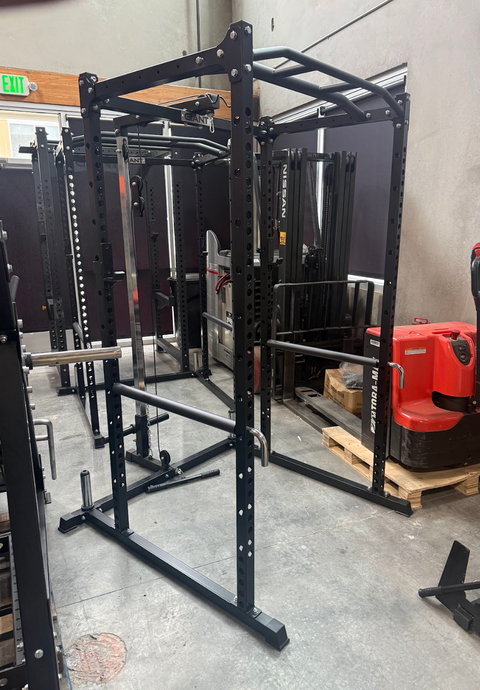 LOCAL GARAGE SALE- Garage Gym Power Rack W/ Lat and Low Row