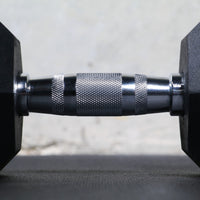 Rubber Hex Dumbbell Sets - Ergonomic