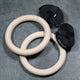 GIANT Wood Gymnastic Rings 1.25"