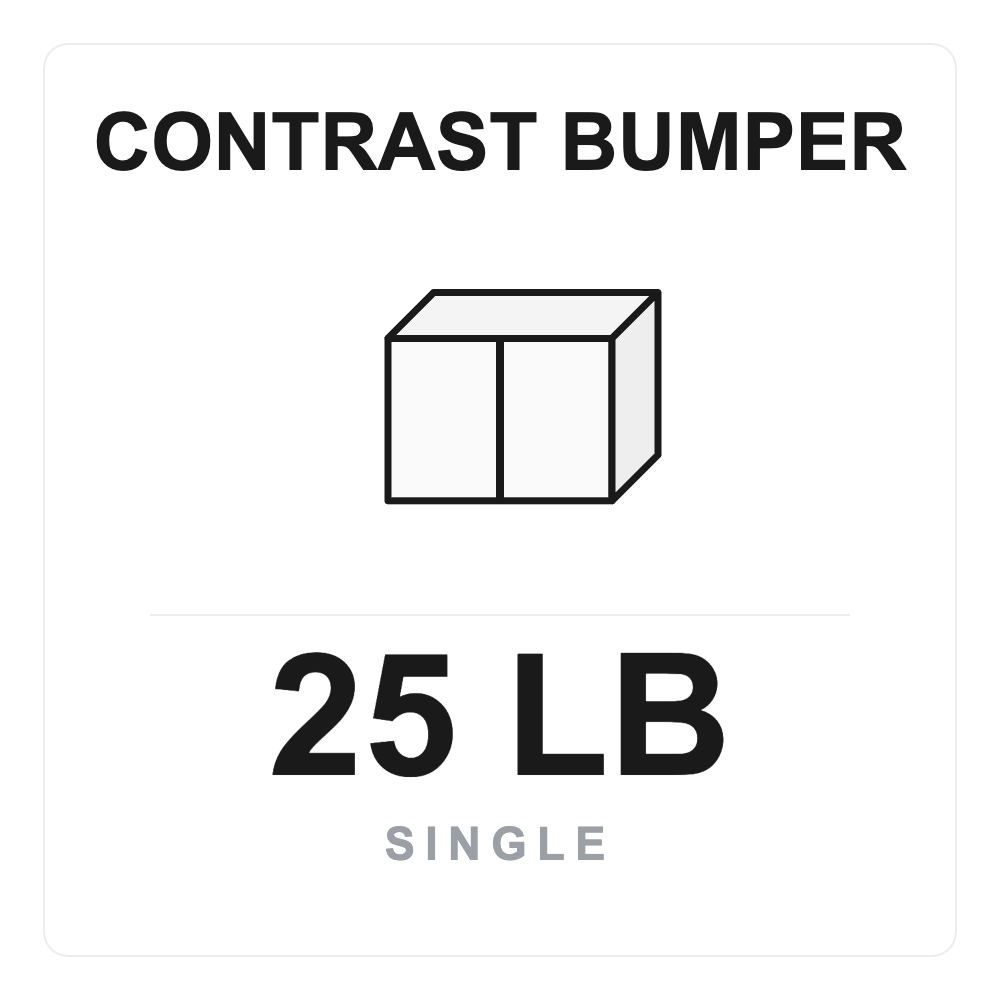 Contrast Bumper 25 LB Single box label