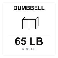 Ergo Dumbbell 65 LB Single box label