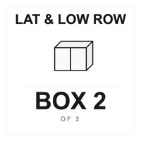 Lat Low Row Box 2 label