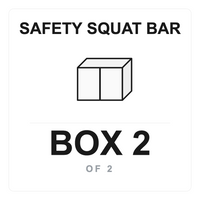 Safety Squat Bar Box 2 label